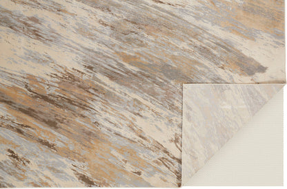 The Rug Corner Feizy Parker Transitional Abstract - Ivory/Tan/Brown  Parker Transitional Abstract - Ivory/Tan/Brown