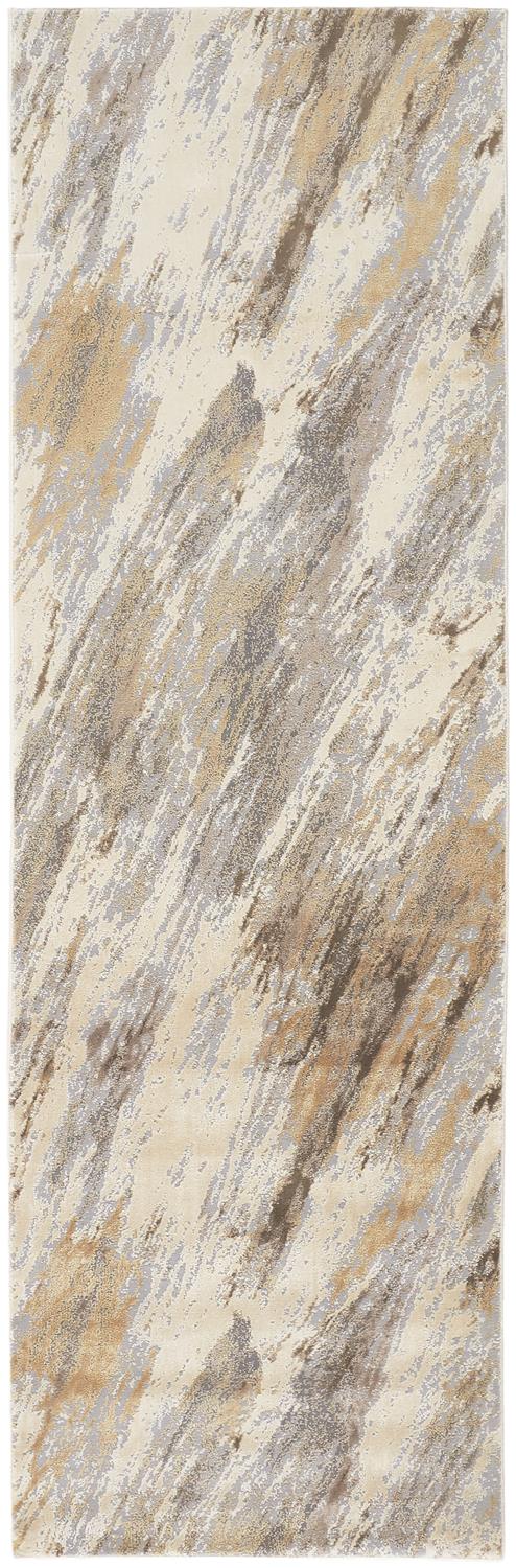The Rug Corner Feizy Parker Transitional Abstract - Ivory/Tan/Brown  Parker Transitional Abstract - Ivory/Tan/Brown