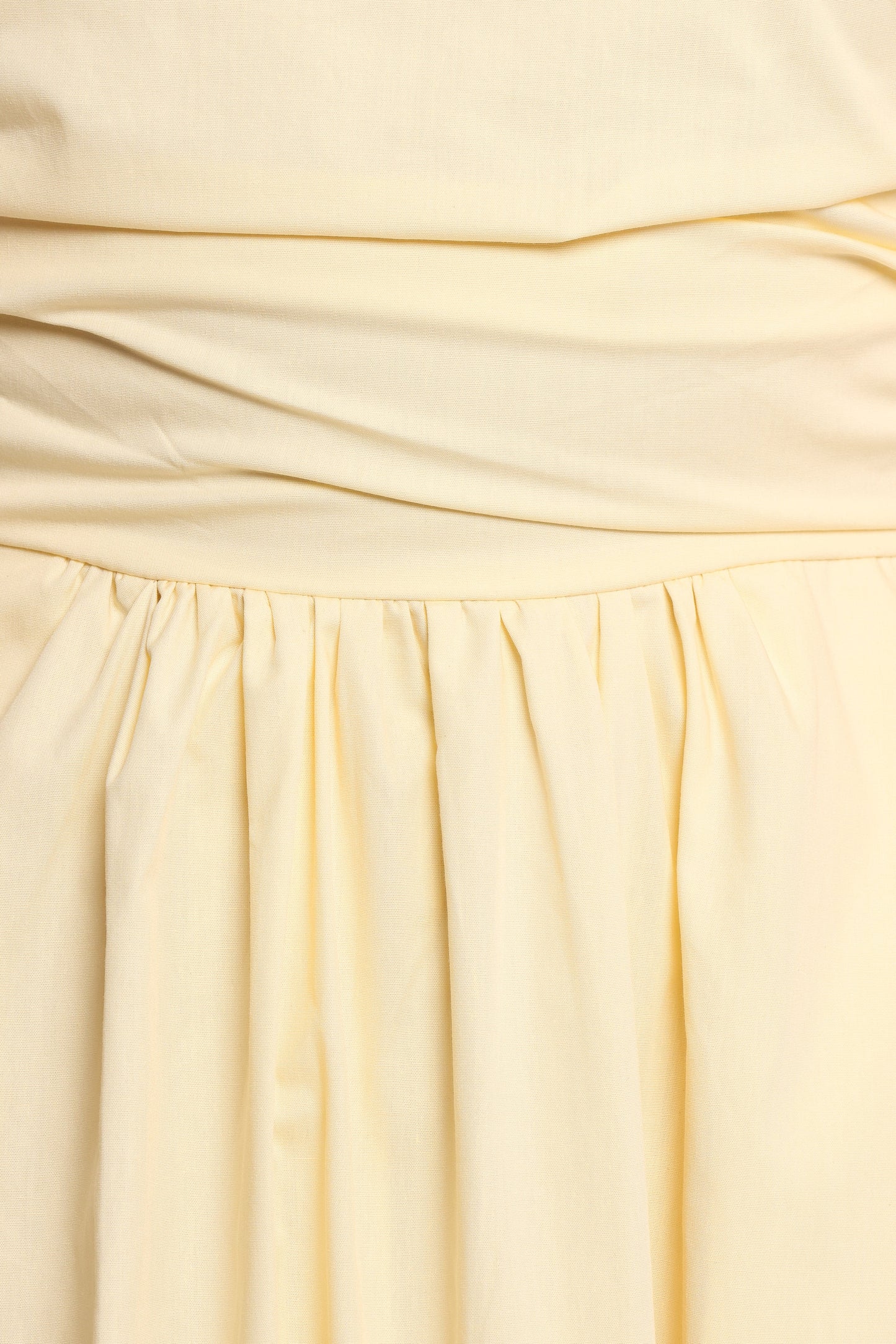 Clo Puff Sleeve Midi Dress - Yellow