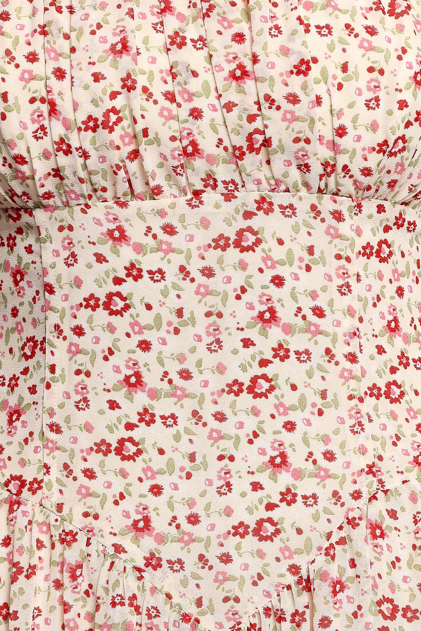 Jody Strapless Maxi Dress - Floral