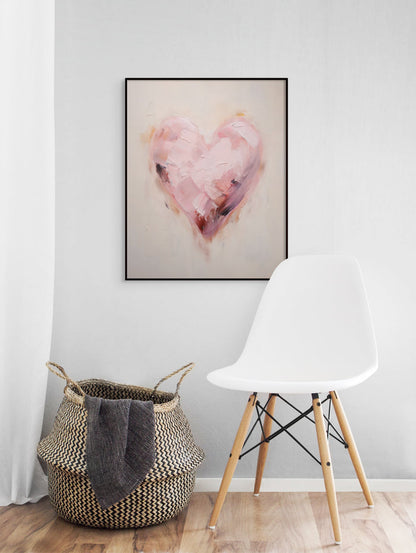 Pink Heart Digital Print