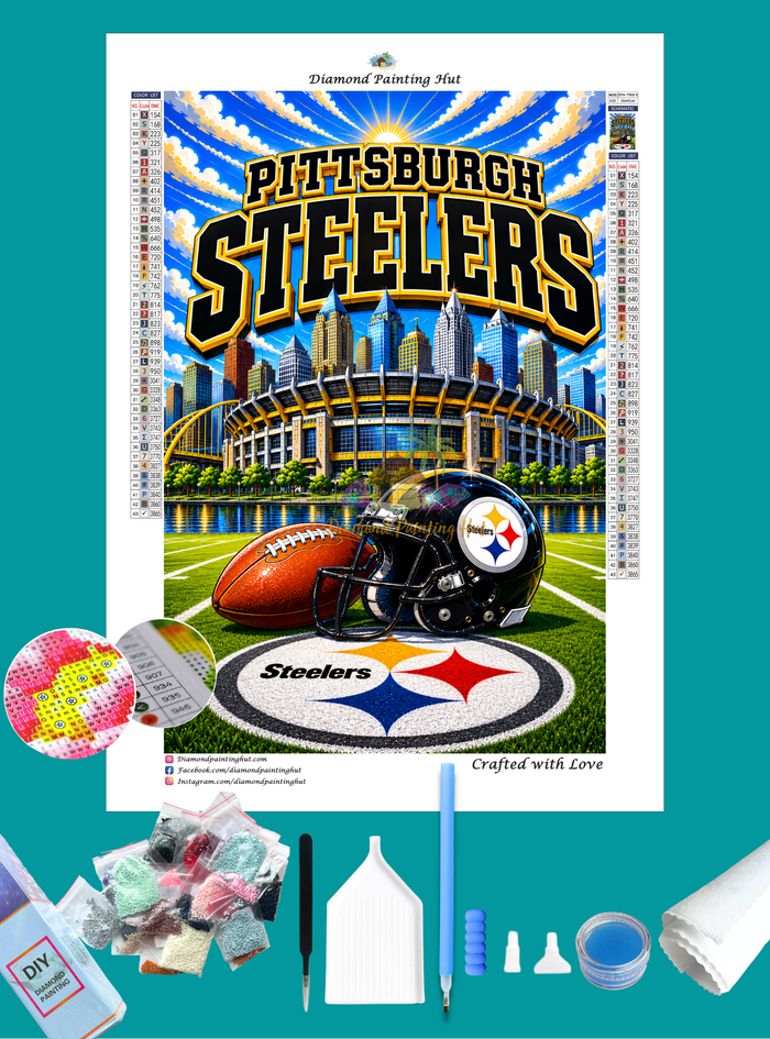 Pittsburgh NFL Skyway Diamond Painting