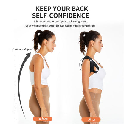 Posture Corrector Support Belt Clavicle & Spine Straightener Back Brace Shapewear