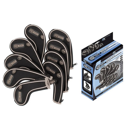 Pro-Tekt Zipped Iron Set Magnetic Headcovers (9 Piece)