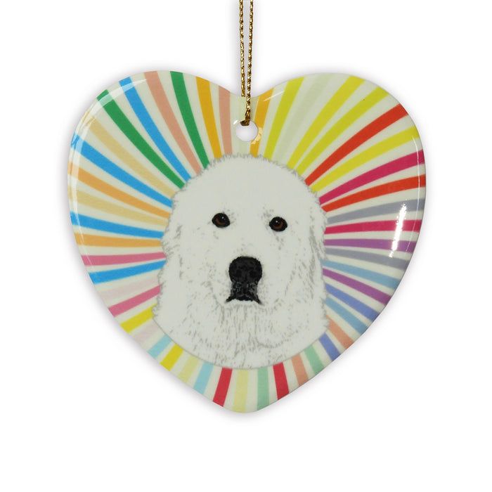 Pyrenees Heart Ornament