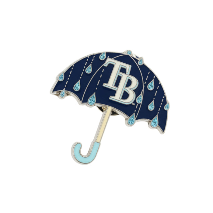 Rays Navy TB Umbrella Lapel Pin