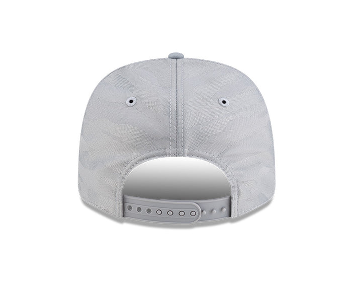 Rays New Era Gray Script TB Split Panel 9Seventy Stretch-Snap Hat
