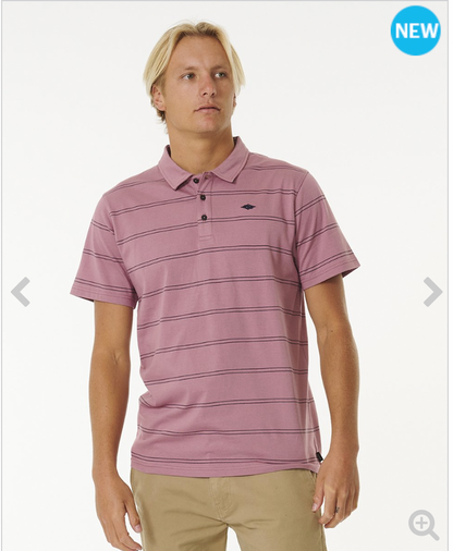 Rip Curl Plain Stripe Polo