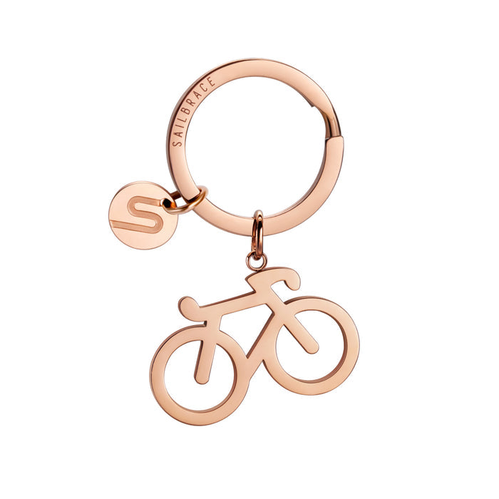 Rose Bike Keychain