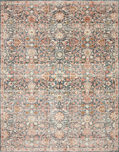 The Rug Corner Loloi II Saban Navy / Rust