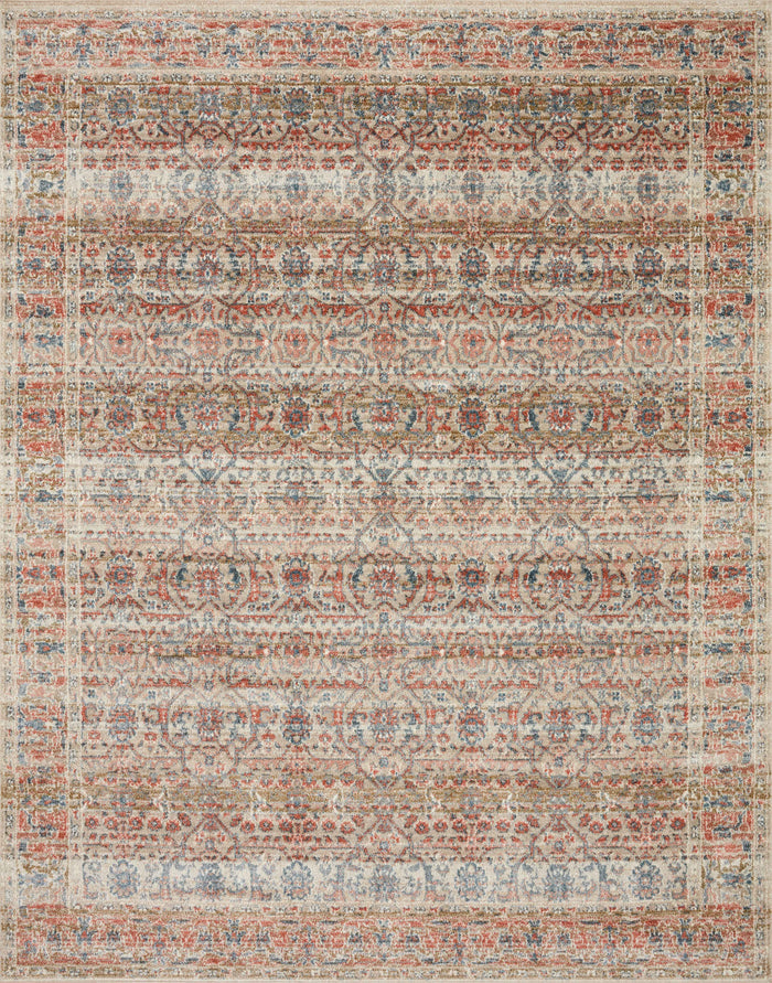 The Rug Corner Loloi II Saban Sand / Rust
