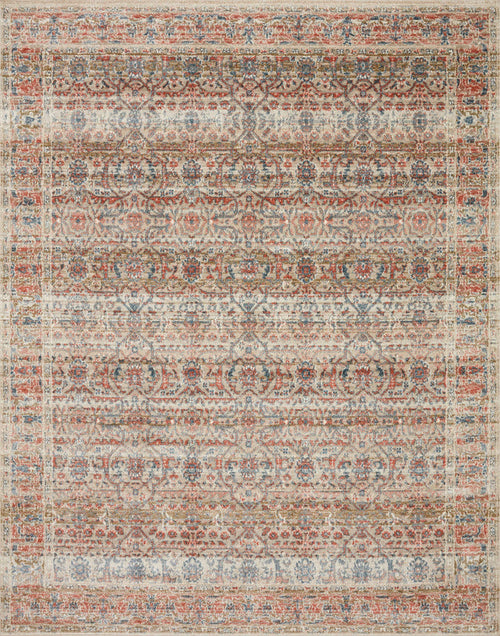 The Rug Corner Loloi II Saban Sand / Rust