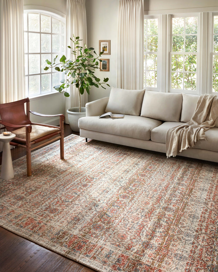 The Rug Corner Loloi II Saban Sand / Rust
