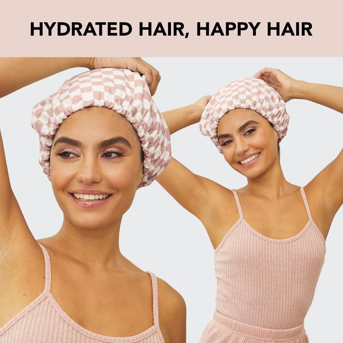 Satin Lined Luxury Shower Cap