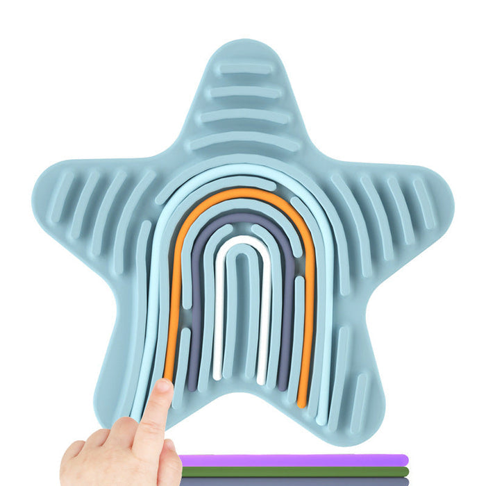 star - light blue