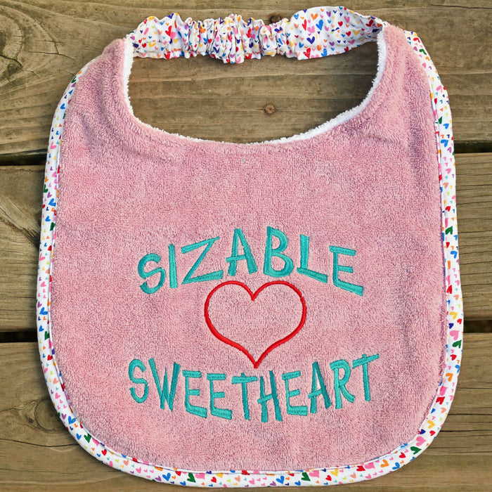 Sizable Sweetheart, Drool Bib