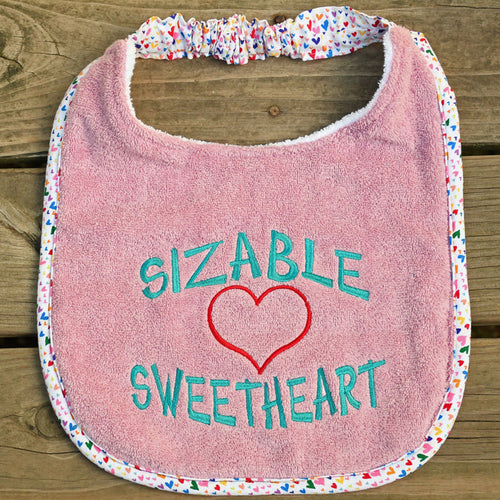 Sizable Sweetheart, Drool Bib