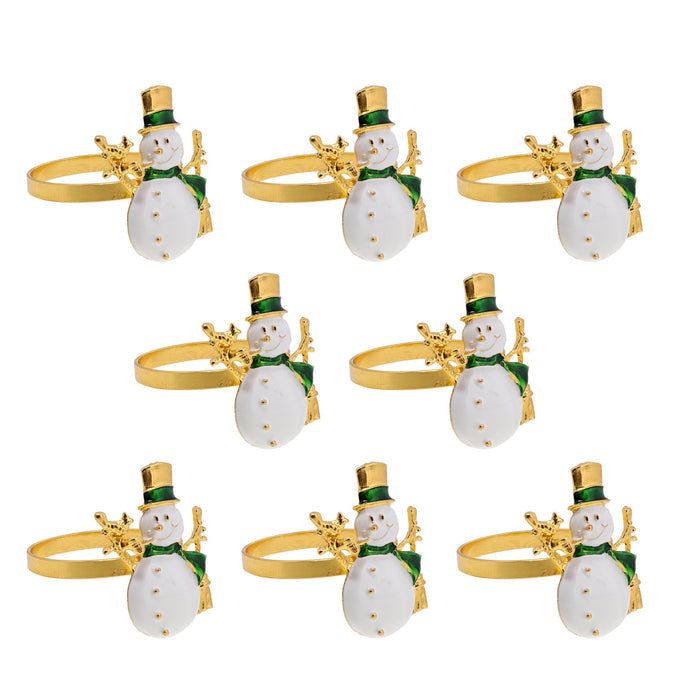 gold napkin rings