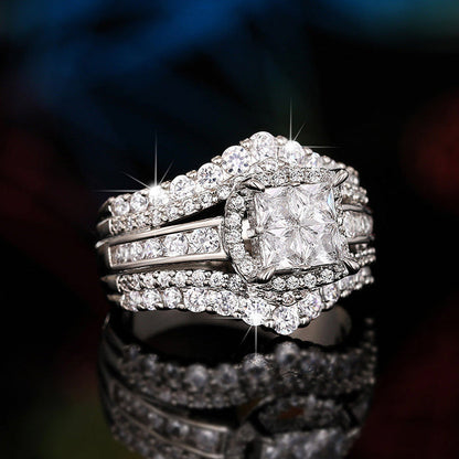 Square Five-in-One Ring for Women