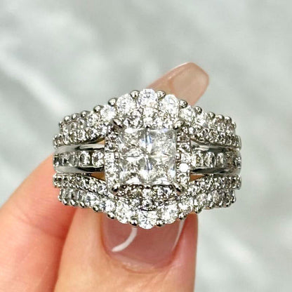 Square Five-in-One Ring for Women