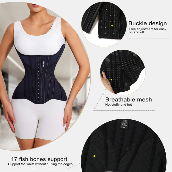 Trimmer Cincher Corset Double Belt Wrap Girdle Tummy Control Shaper