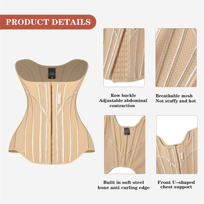 Trimmer Cincher Corset Double Belt Wrap Girdle Tummy Control Shaper