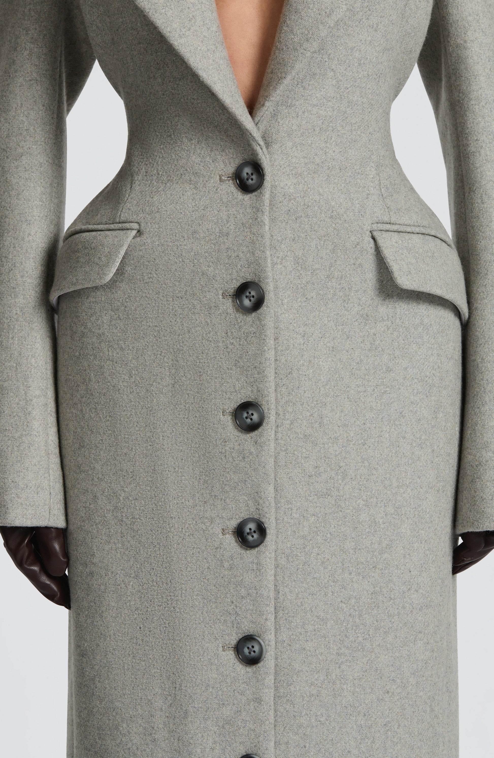 Ursula Coat - Light Grey