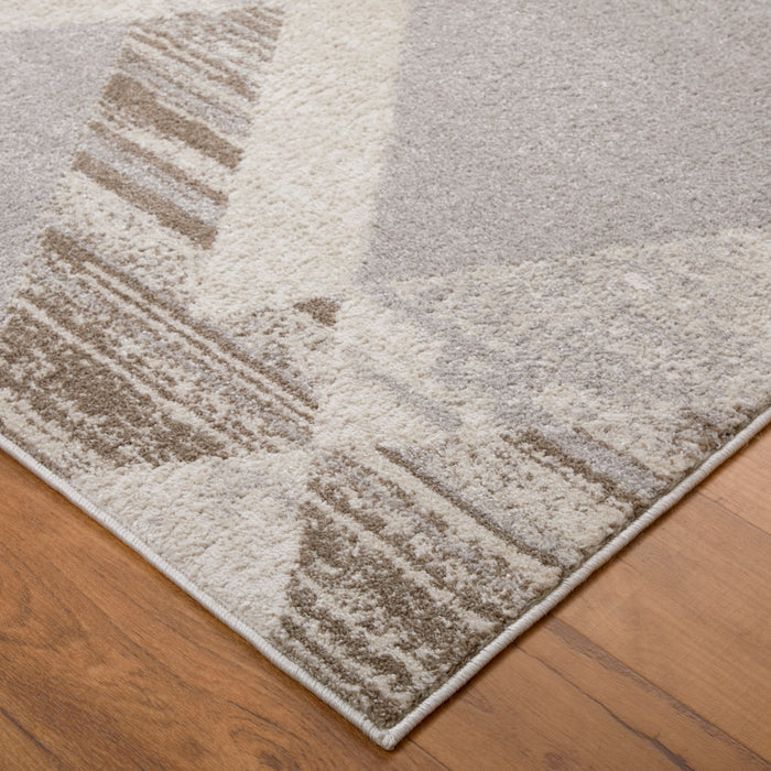 The Rug Corner Feizy Vancouver Modern Geometric - Tan/Brown/Ivory  Vancouver Modern Geometric - Tan/Brown/Ivory