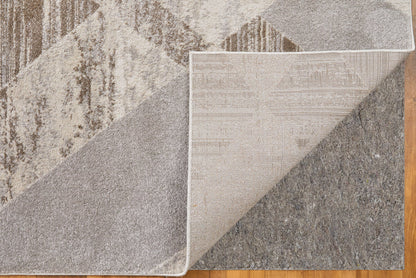 The Rug Corner Feizy Vancouver Modern Geometric - Tan/Brown/Ivory  Vancouver Modern Geometric - Tan/Brown/Ivory