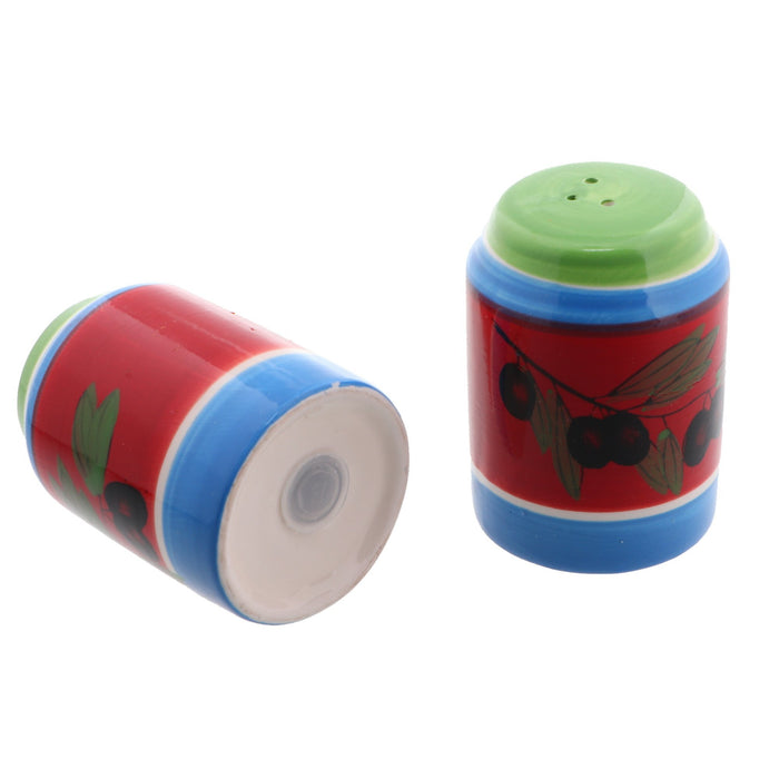 hand painted salt and pepper shakers