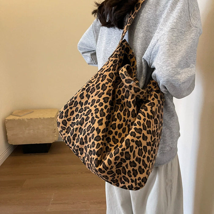 Women's Fashion Leopard Pattern Tote Bag
