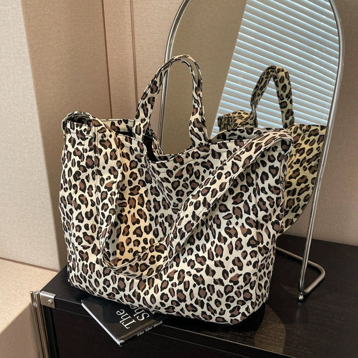 Women's Fashion Leopard Pattern Tote Bag