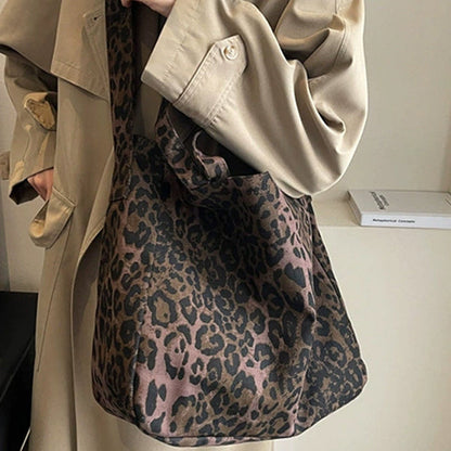 Women's Fashion Leopard Pattern Tote Bag