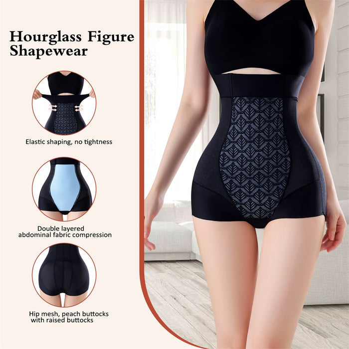 Wrap Girdle Double Belt Waist Trainer Shapewear Tummy Control Shaper