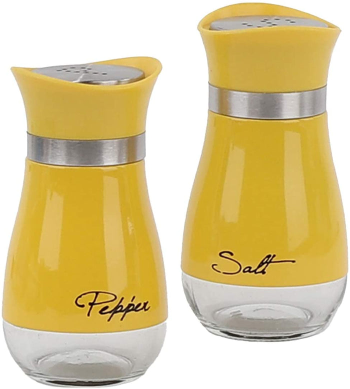 Yellow Salt & Pepper Shakers